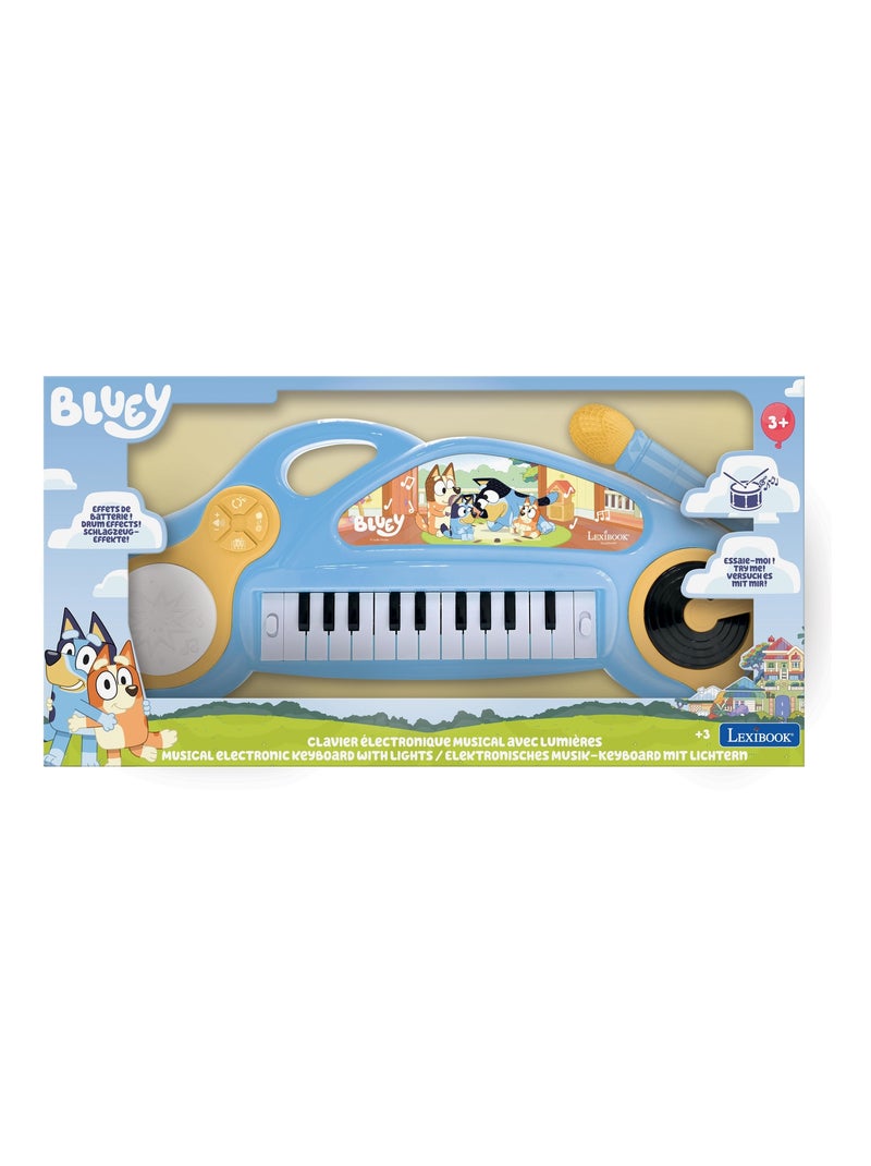 Piano ?lectronique pour enfants Bluey avec effets lumineux Bleu - Kiabi