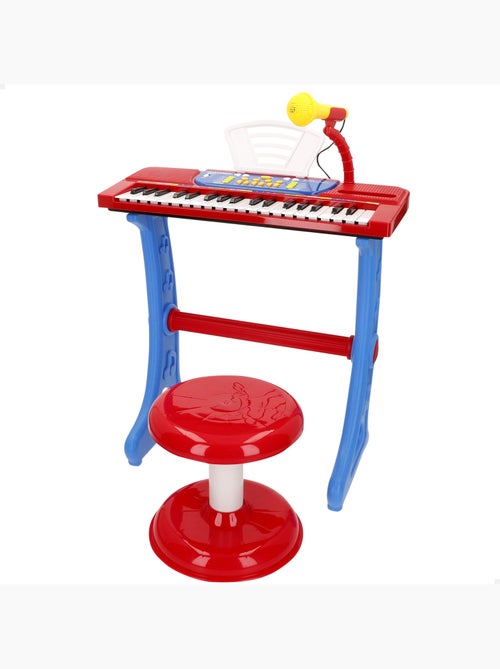 Piano pour enfants avec microphone et tabouret bontempi - Kiabi Piano pour enfants avec microphone et tabouret bontempi - Kiabi