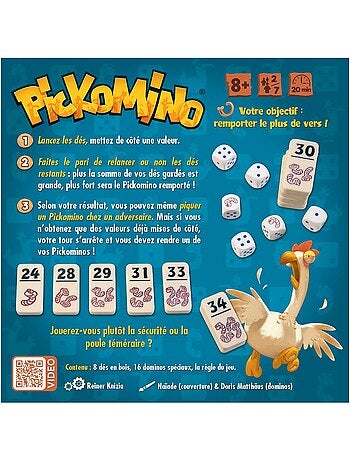 Pickomino jeu d'ambiance