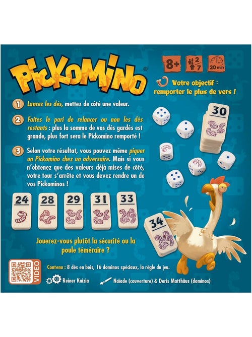Pickomino jeu d'ambiance - Kiabi