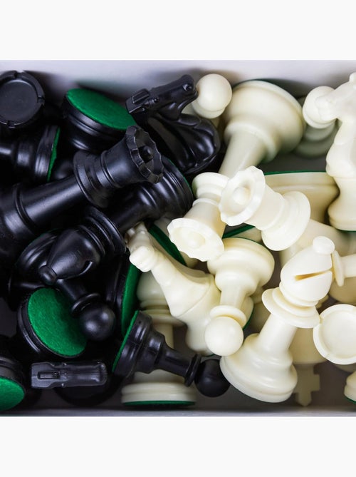 Pièces échecs en plastique t5 roi 95 mm - Kiabi