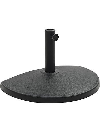 Pied de parasol demi-cercle