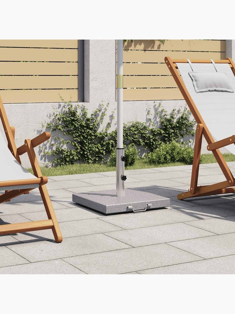 Pied de parasol en granit Gris - Kiabi