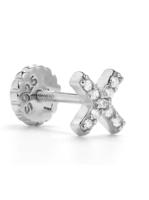 Piercing Luxenter en argent 925 avec zirconium brillant plaqué rhodium - Kiabi Piercing Luxenter en argent 925 avec zirconium brillant plaqué rhodium - Kiabi