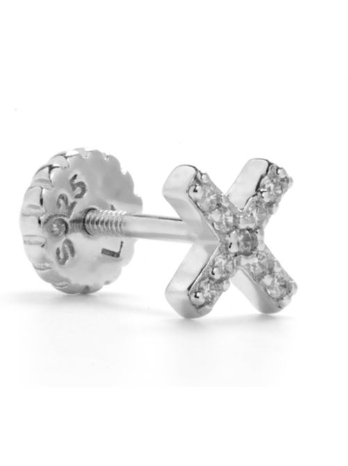 Piercing Luxenter en argent 925 avec zirconium brillant plaqué rhodium - Kiabi Piercing Luxenter en argent 925 avec zirconium brillant plaqué rhodium - Kiabi