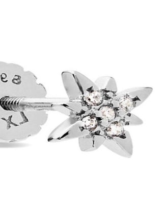 Piercing, Waruan en argent 925 et zircon cubique brillant rhodié