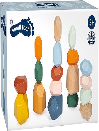 Pierres d'équilibre en bois Safari