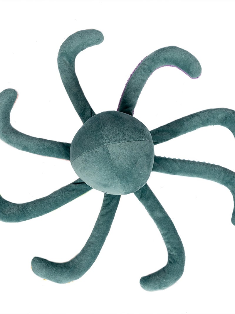 Pieuvre en peluche lestée 1,2 kg Bleu - Kiabi