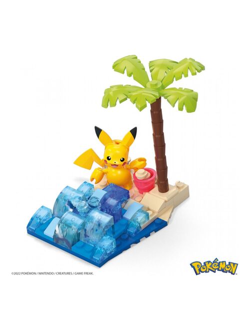Pikachu a la plage MEGA Pokemon jouet de construction - Kiabi