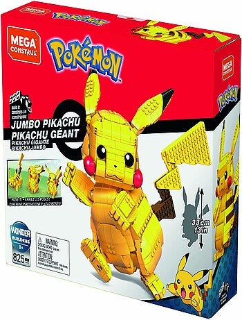 Pikachu Géant Pokémon à Construire - Mega Bloks