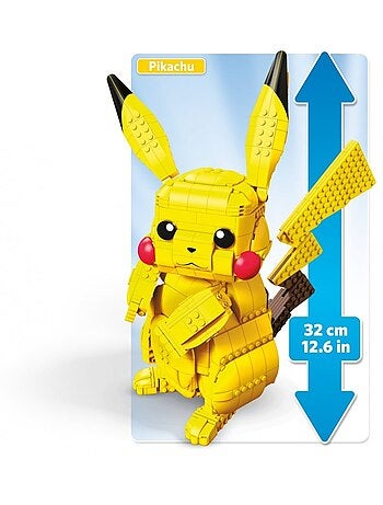 Pikachu Géant Pokémon à Construire - Mega Bloks