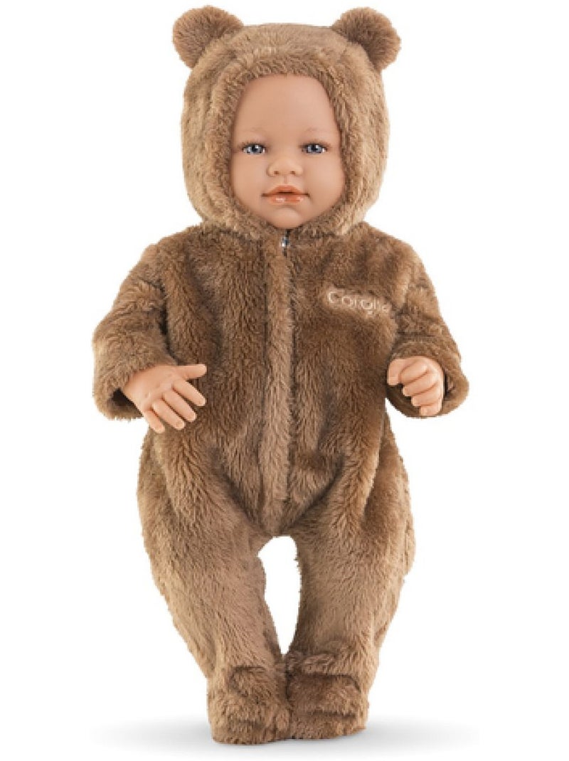 Pilote Ours Brun pour poupon 42 cm Beige - Kiabi