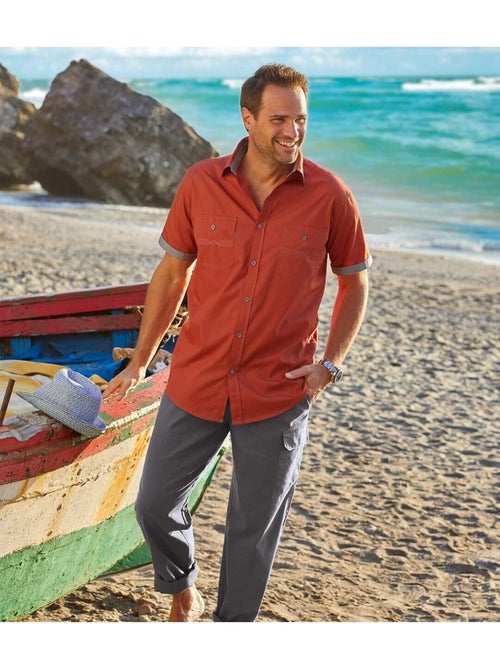 Pilotenhemd Abenteuer  - ATLAS FOR MEN - Kiabi