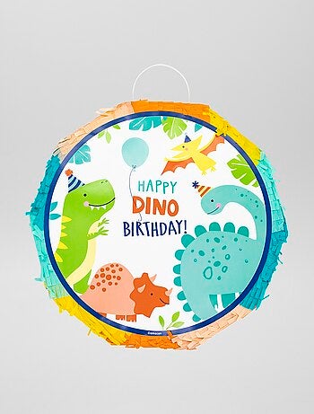 Ballon gonflable dinosaure 79 cm Happy dino - Vert - Kiabi - 1.96€