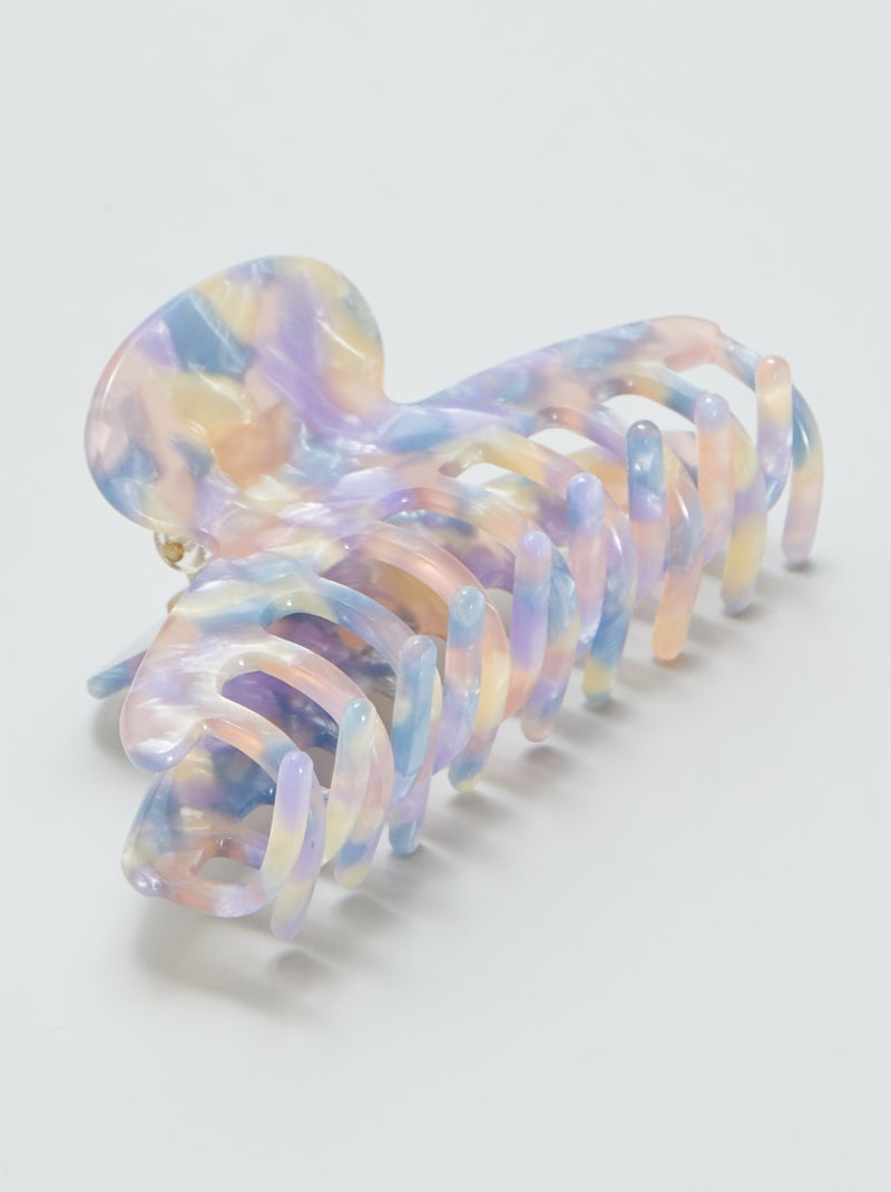 Pince crabe en écaille violette Violet - Kiabi