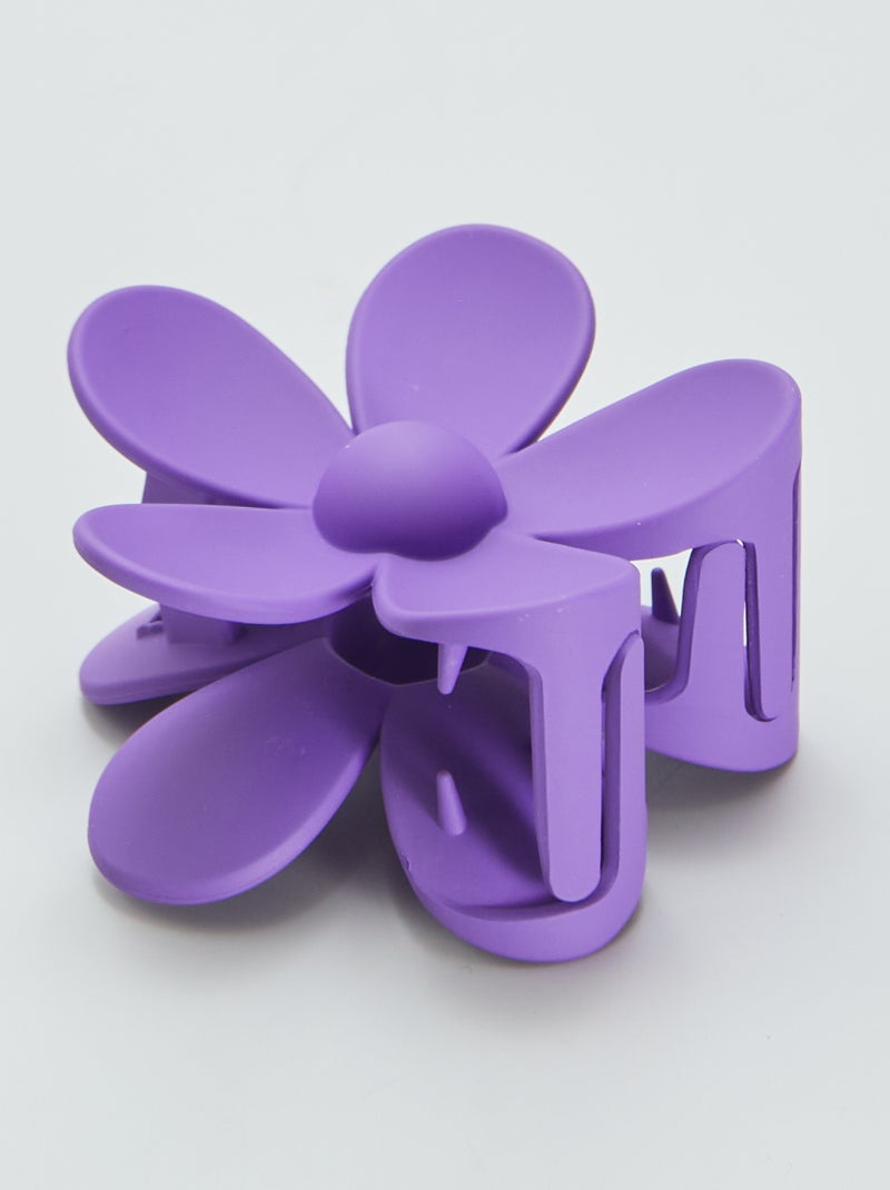 Pince crabe en forme de fleur Violet - Kiabi