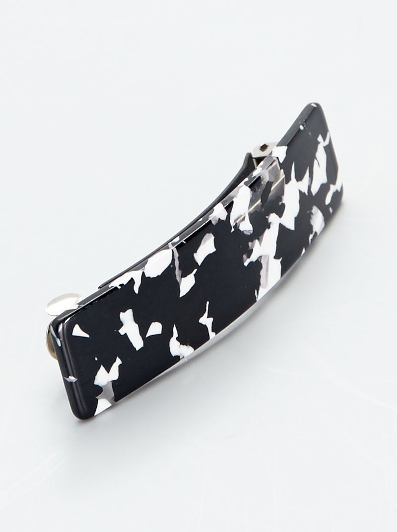 Pince plate imprimé mosaïque noir/blanc - Kiabi