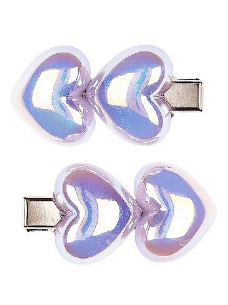 Pinces à cheveux Shania lilas 2pcs Bleu - Kiabi