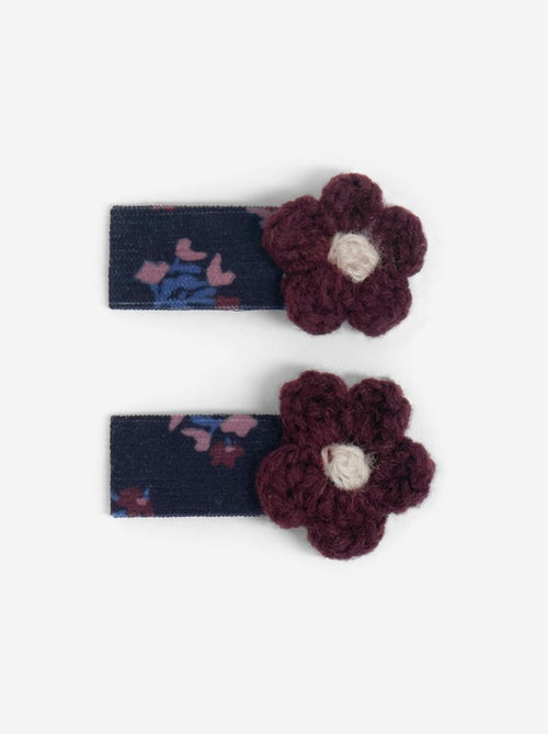 Pinces croco forme fleurs - Kiabi Pinces croco forme fleurs - Kiabi