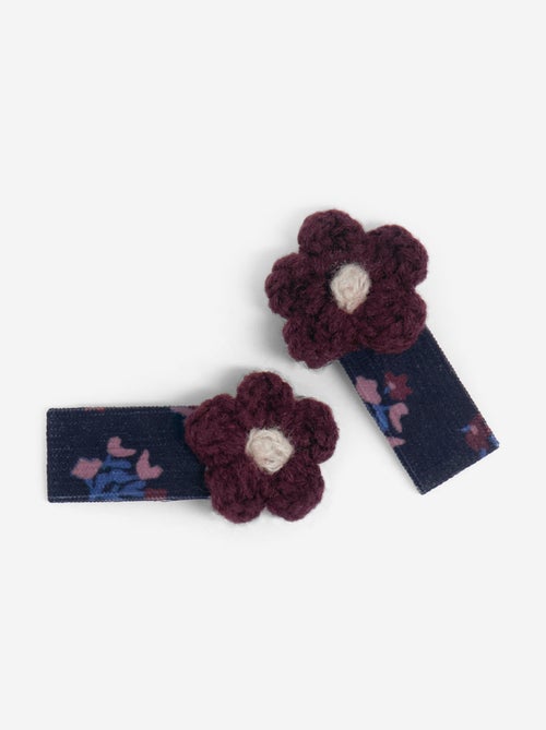 Pinces croco forme fleurs - Kiabi Pinces croco forme fleurs - Kiabi