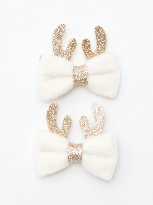 Pinces croco 'Noël' - Kiabi