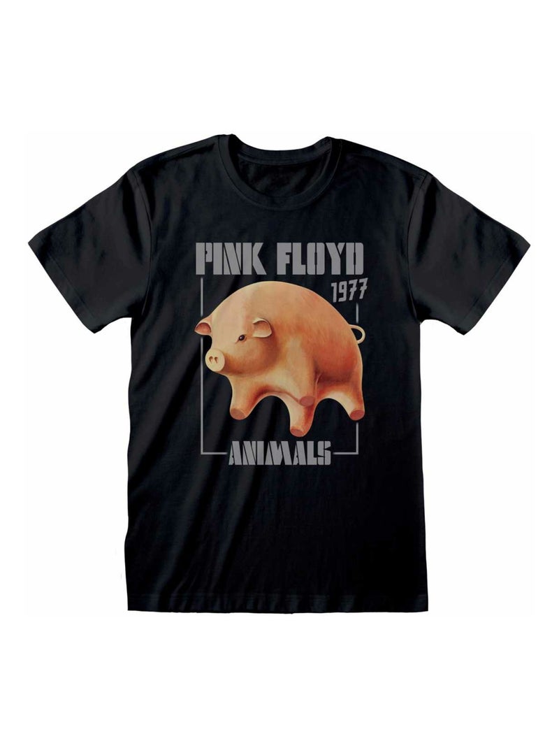 Pink Floyd - T-shirt ANIMALS Noir - Kiabi