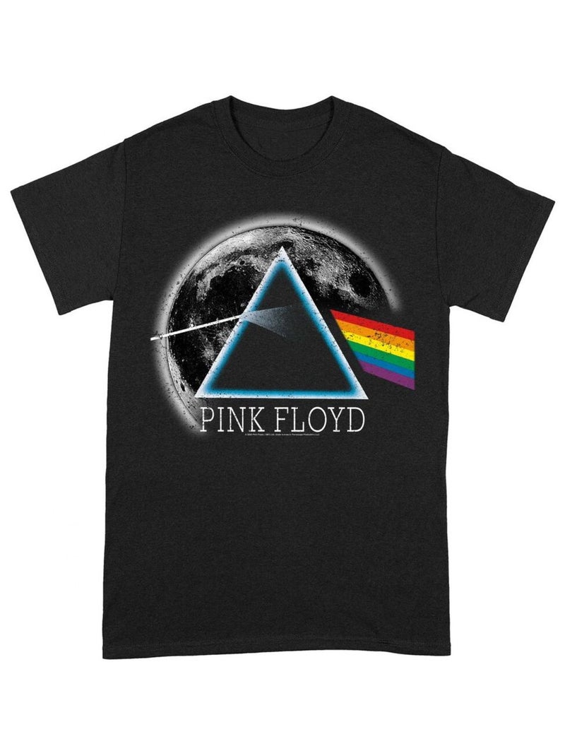 Pink Floyd - T-shirt DARK SIDE OF THE MOON Noir Bleu Blanc - Kiabi