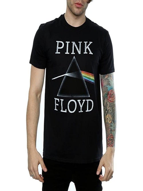 Pink Floyd - T-shirt DARK SIDE OF THE MOON - Kiabi Pink Floyd - T-shirt DARK SIDE OF THE MOON - Kiabi