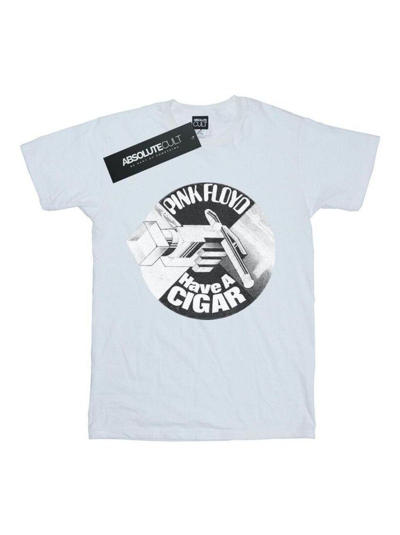Pink Floyd - T-shirt HAVE A CIGAR Blanc - Kiabi