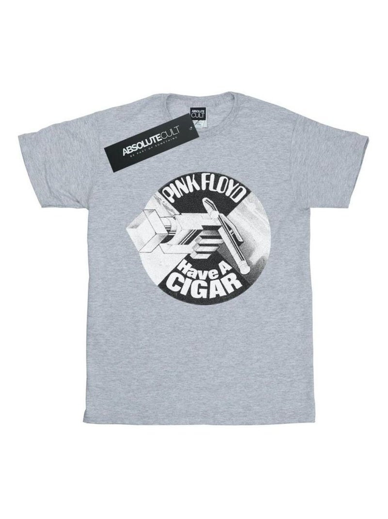 Pink Floyd - T-shirt HAVE A CIGAR Gris chiné - Kiabi