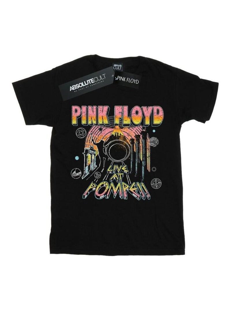 Pink Floyd - T-shirt LIVE AT POMPEII Noir - Kiabi