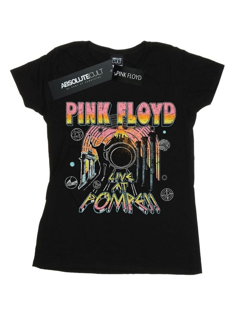 Pink Floyd - T-shirt LIVE AT POMPEII Noir - Kiabi