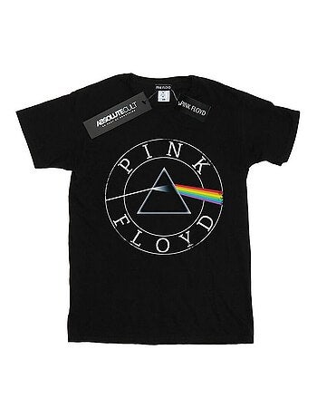 Pink Floyd - T-shirt motif/style Logo dans cercle