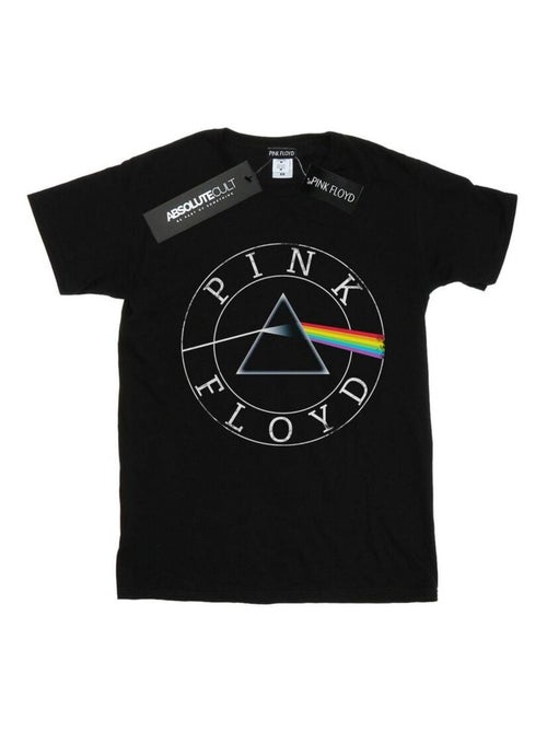 Pink Floyd - T-shirt motif/style Logo dans cercle - Kiabi