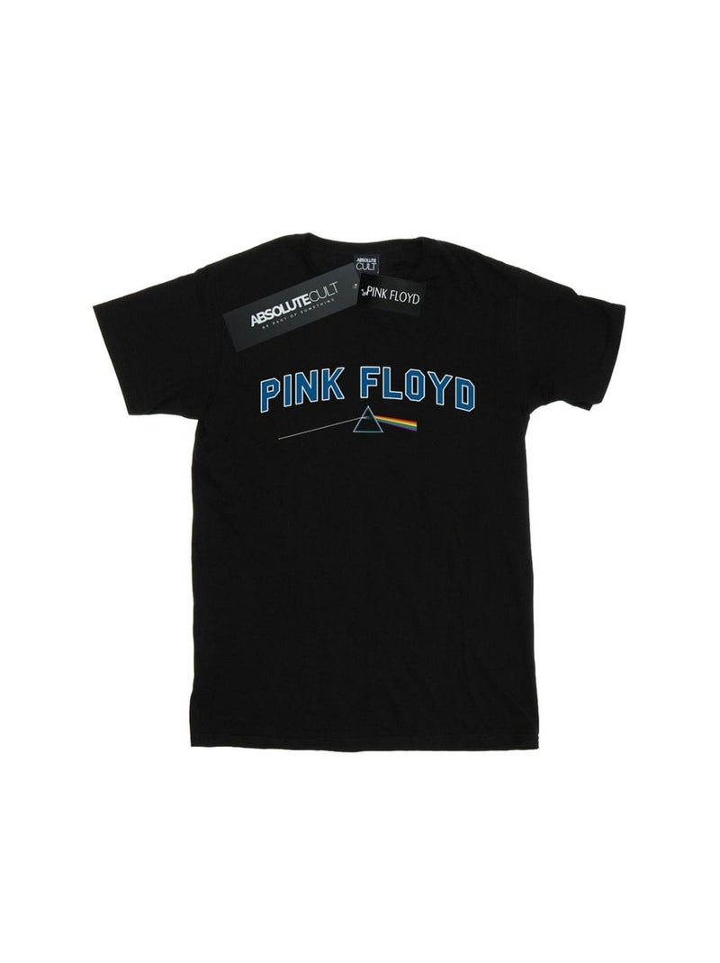 Pink Floyd - T-shirt motif/style Logo universitaire Noir - Kiabi