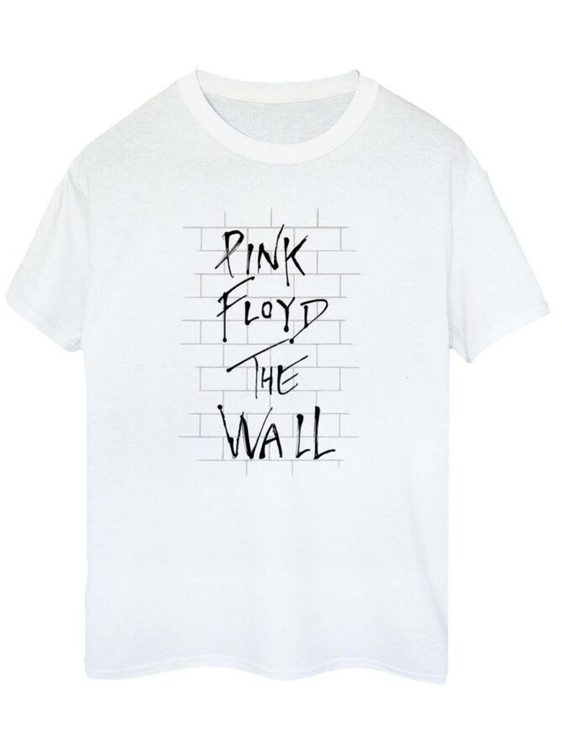 Pink Floyd - T-shirt THE WALL Blanc - Kiabi
