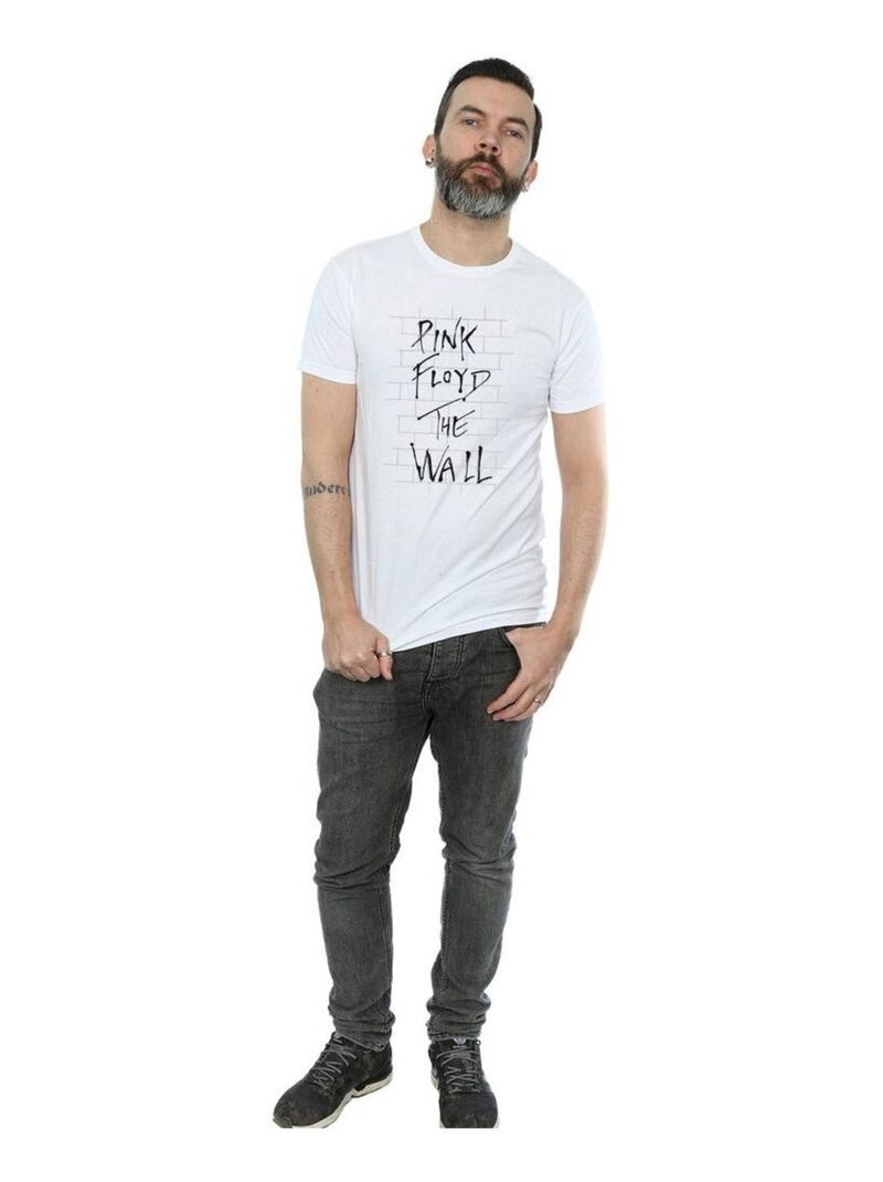 Pink Floyd - T-shirt THE WALL Blanc - Kiabi