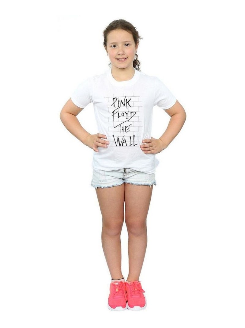 Pink Floyd - T-shirt THE WALL Blanc - Kiabi