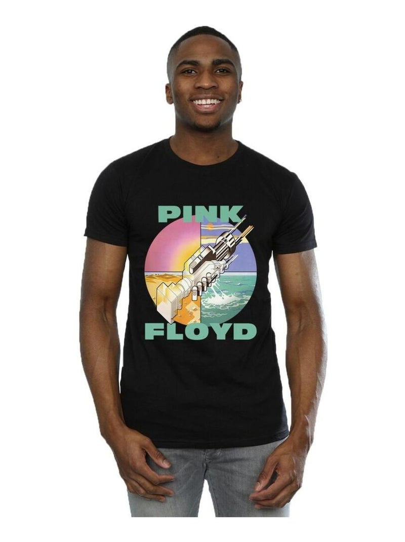 Pink Floyd - T-shirt Wish: Asha et la Bonne Étoile YOU WERE HERE Noir - Kiabi