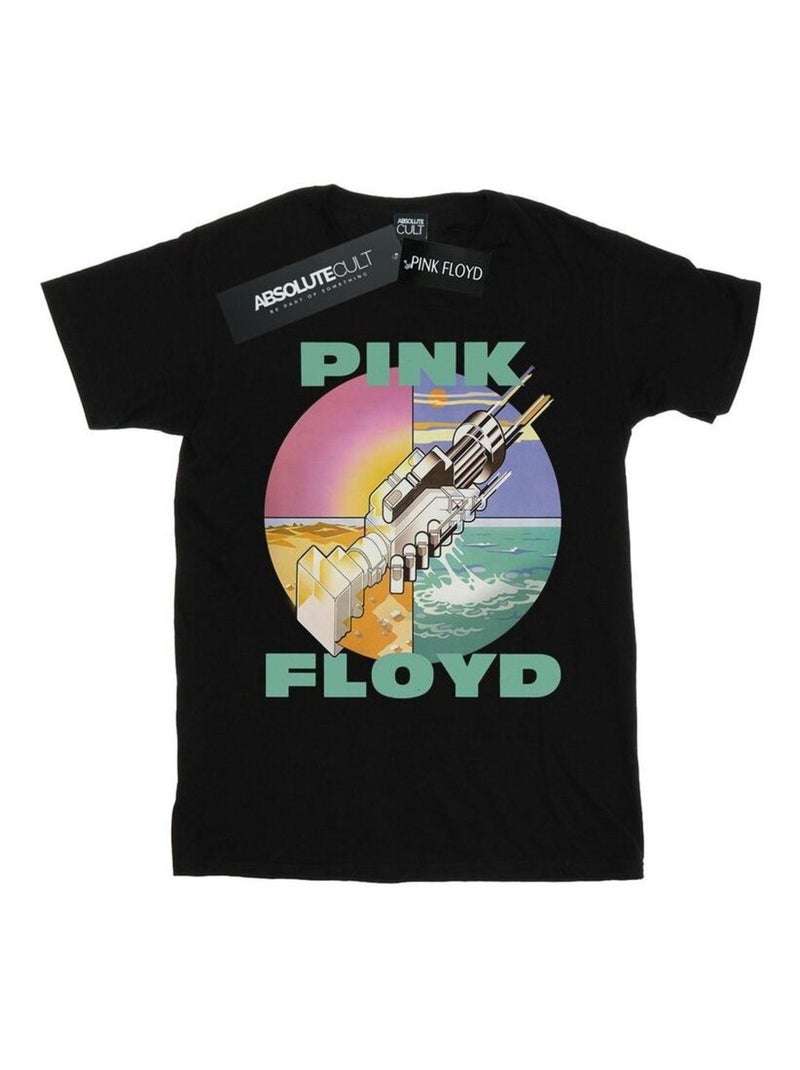 Pink Floyd - T-shirt Wish: Asha et la Bonne Étoile YOU WERE HERE Noir - Kiabi