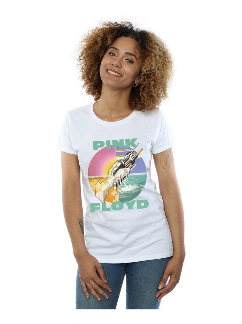 Pink Floyd - T-shirt WISH YOU WERE HERE Blanc - Kiabi