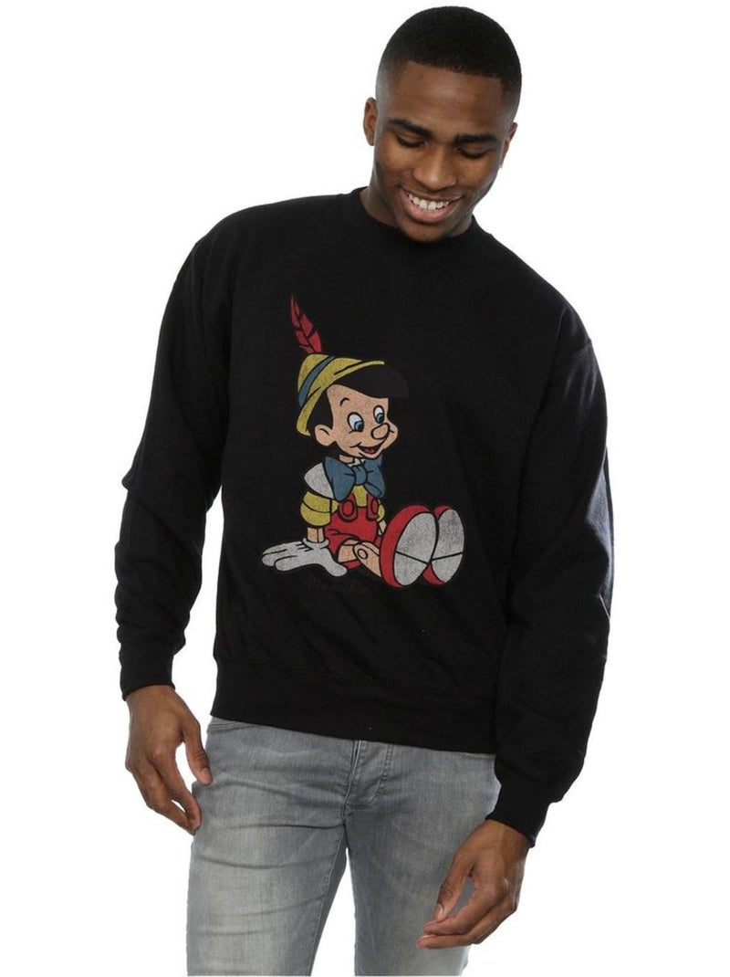 Pinocchio - Sweat CLASSIC (Pinocchio) Noir - Kiabi