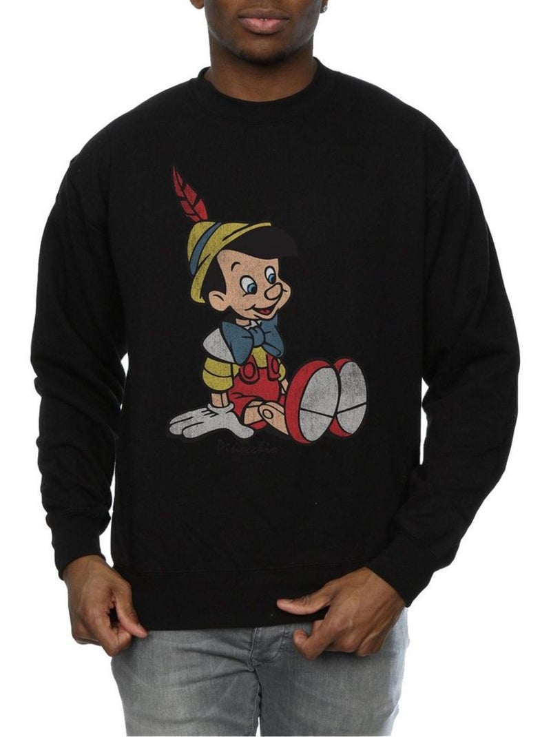 Pinocchio - Sweat CLASSIC (Pinocchio) Noir - Kiabi