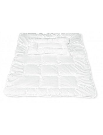 'pinolino' couverture avec oreiller allergo housse en coton rembourrage polyester