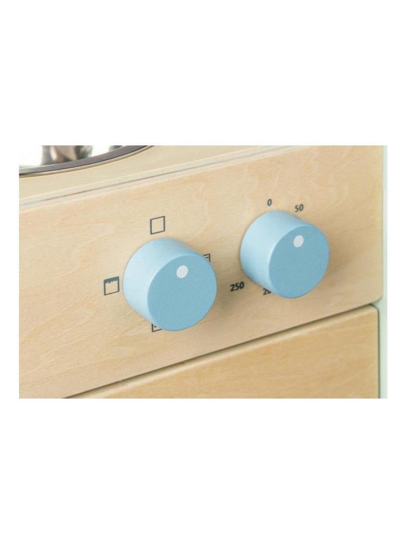 'Pinolino' Cuisine pour enfants Kalle pastel green tilleul et MDF laqué clair et multicolore Vert - Kiabi