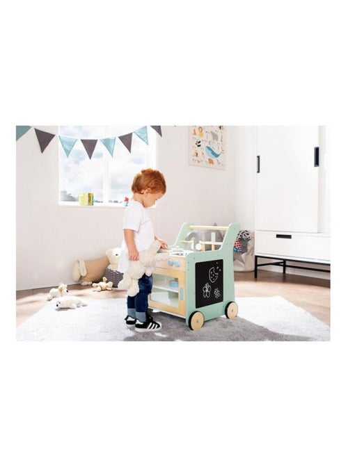 'Pinolino' Cuisine pour enfants Kalle pastel green tilleul et MDF laqué clair et multicolore - Kiabi