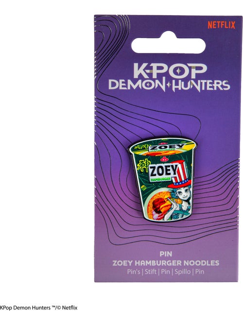 Pin's Nouilles Zoey Hamburger - KPop Demon Hunters - Kiabi Pin's Nouilles Zoey Hamburger - KPop Demon Hunters - Kiabi
