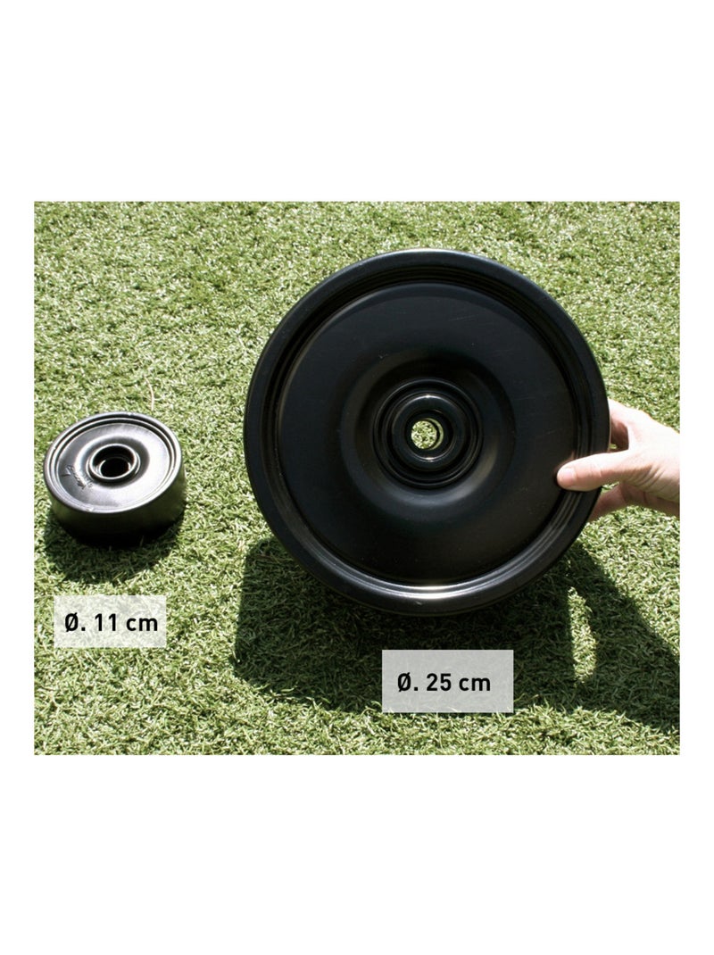 Pions de dame pour le plein air diamètre 11cm Noir - Kiabi