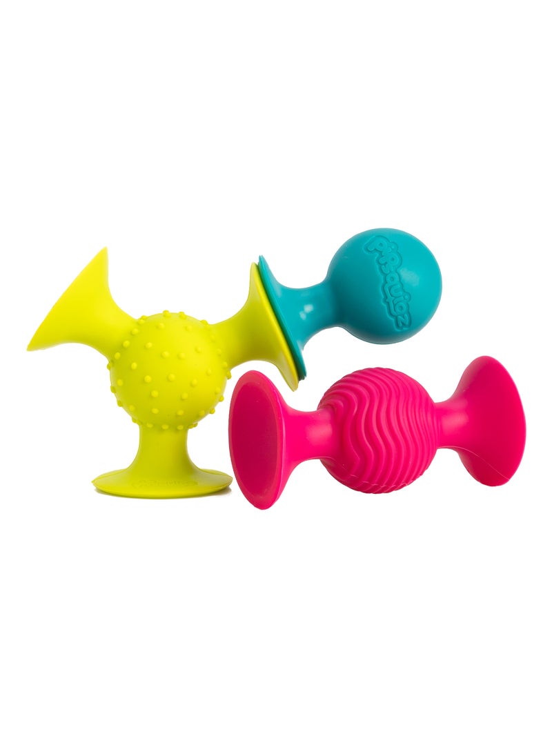 Pipsquigz - 3 ventouses sensorielles - dès 6 mois N/A - Kiabi