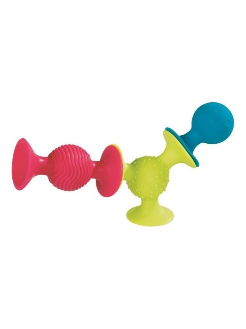 Pipsquigz - 3 ventouses sensorielles - dès 6 mois N/A - Kiabi